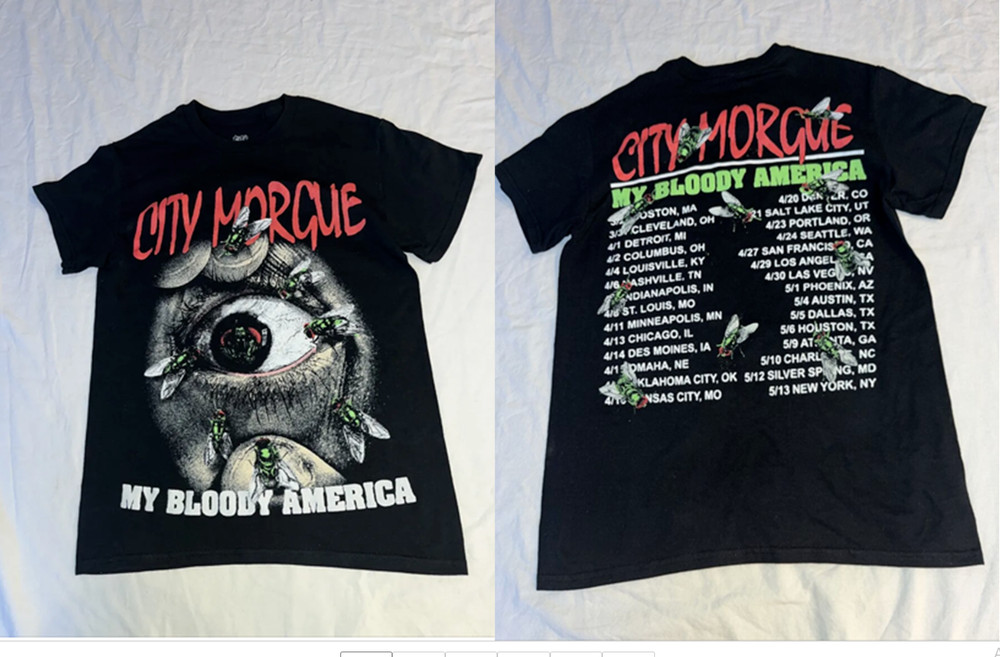City Morgue My Bloody America Tour T-Shirt