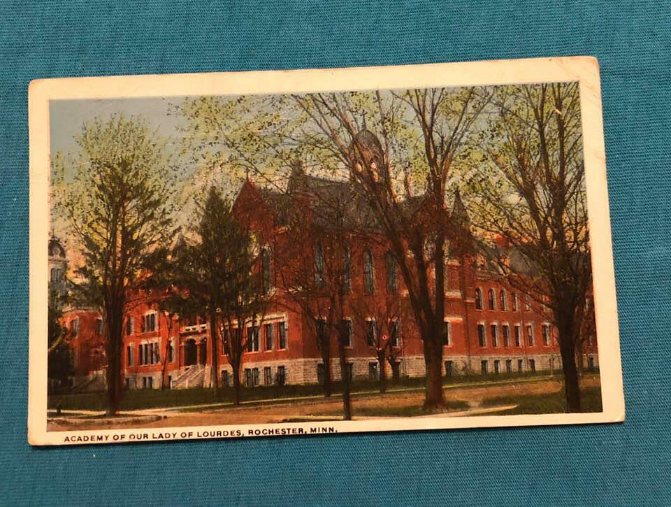 Vintage postcard - Academy of Our Lady of Lourdes, Rochester, Minnesota MN-image