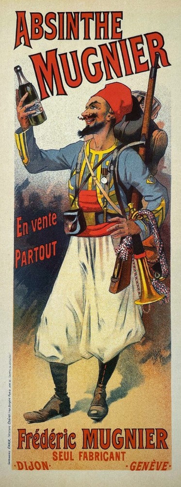 10506.Decor Poster.Room wall interior art design.French Absinthe liquor.Bar-image