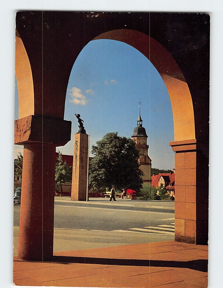 Postcard Staudthaus auf Evangelische Stadtkirche Freudenstadt Germany