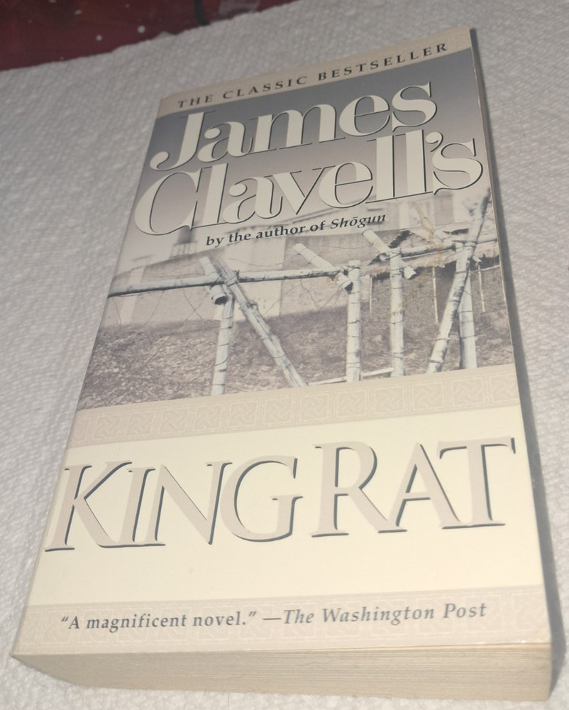 James Clavell King Rat Vintage Classic Action-Adventure Dell PB 55th print 1990s