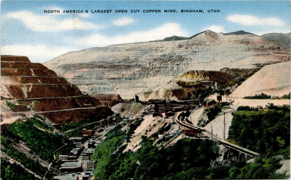 NORTH AMERICA, BINGHAM, UTAH, BINGHAM CANYON, Postcard