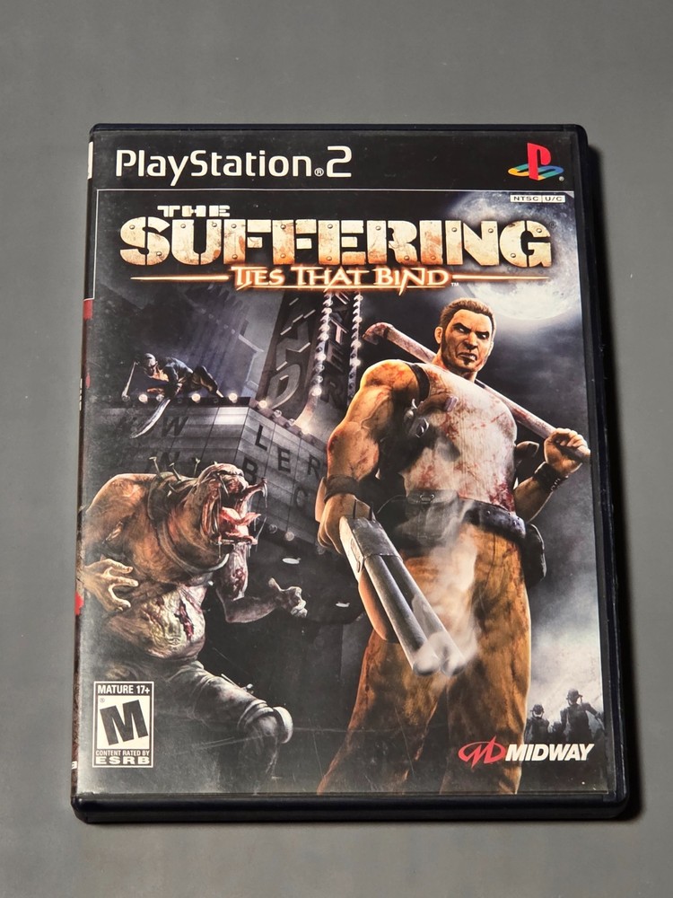 Retro Playstation 2 PS2 The Suffering: Ties That Bind CiB w/ Reg card - Tested