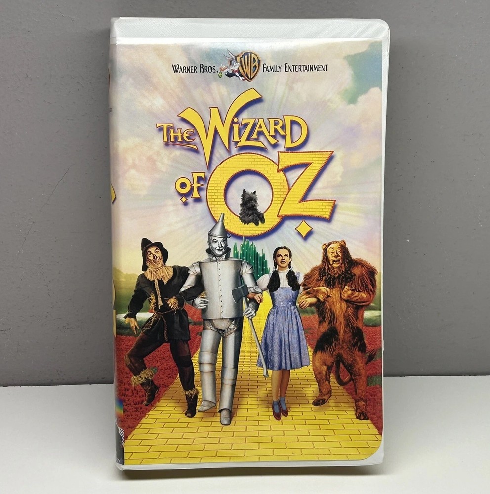 The Wizard of Oz VHS Video Tape Color & Black & White VTG Clamshell Nearly New!