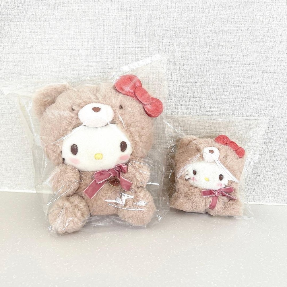 Sanrio Kitty Latekuma plush mascot holder set #456172