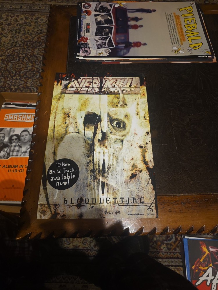Overkill Blood Letting CD/Album Release Promo Poster 11x17