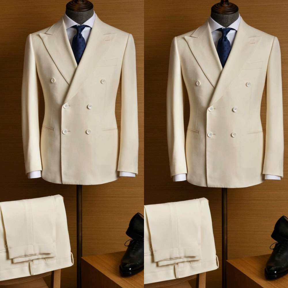Formal Tailored Men's Suit Business Wedding Offical 2Pcs Workwear Tuxedo Jacket