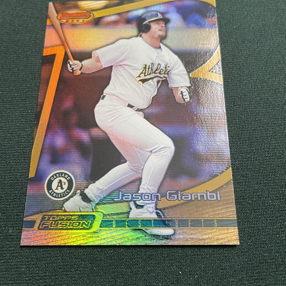 2001 Topps Fusion - Jason Giambi #96