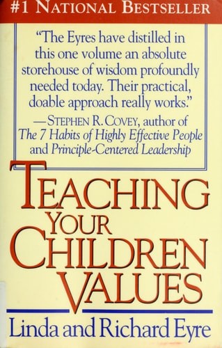 Teaching Your Children Values by Eyre, Linda,Eyre, Richard, Acceptable Book