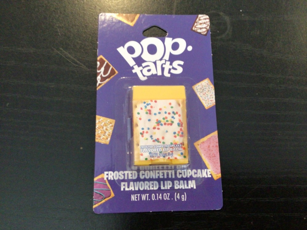 .14 Oz. “Frosted confetti cupcake” Pop tart Flavored Lip Balm,New In Package!