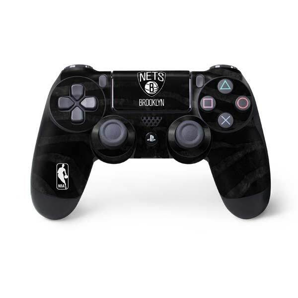 NBA Brooklyn Nets PS4 Controller Skin - Brooklyn Nets Black Animal Print