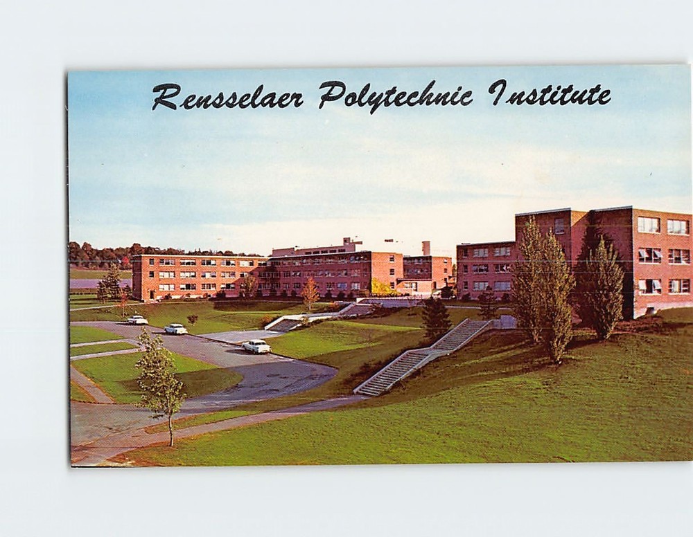 Postcard Freshman Dormitories Rensselaer Polytechnic Institute Troy New York USA