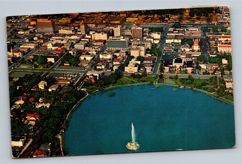 Vintage Aerial View Postcard of Orlando Florida by Jack McCollum
