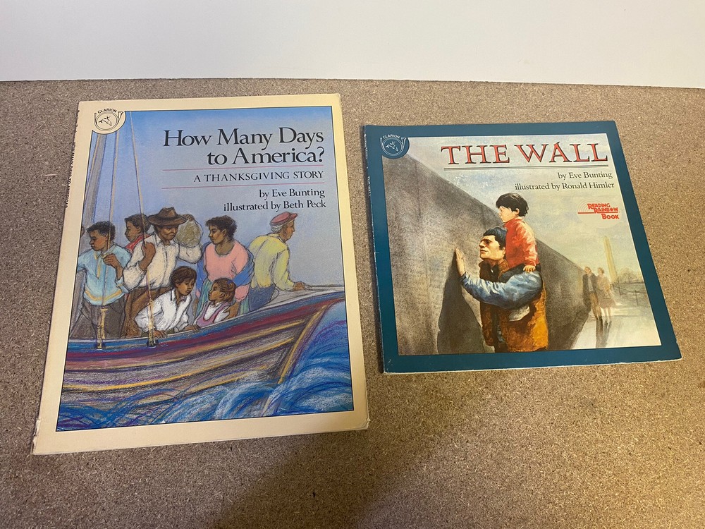 The Wall (Reading Rainbow Books) How Many Days To America Lot 2 Eve Bunting Book