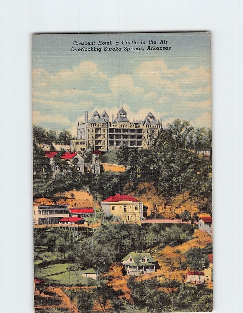 Postcard Crescent Hotel Eureka Springs Arkansas USA