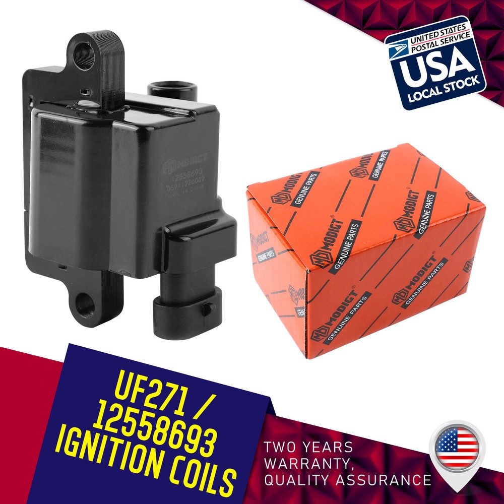 Genuine 1Pc D581 Square Ignition Coil UF271 Fits For Chevy GMC Cadillac Yukon
