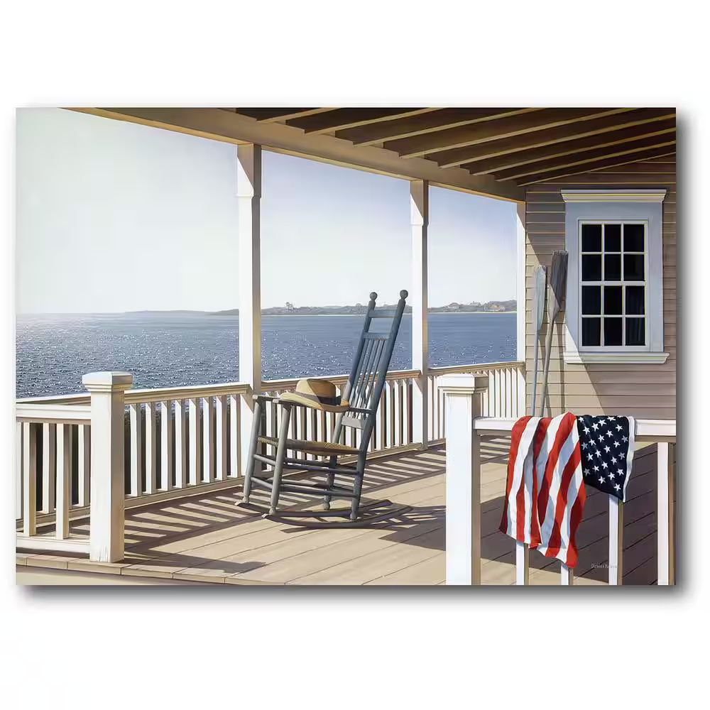 American Porch Gallery-Wrapped Canvas Wall Art 26 In. X 18 In.