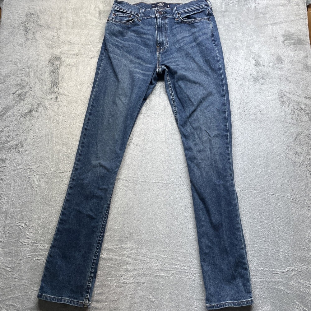 Hollister Jeans Men’s 30x36 Darker Wash Slim Straight