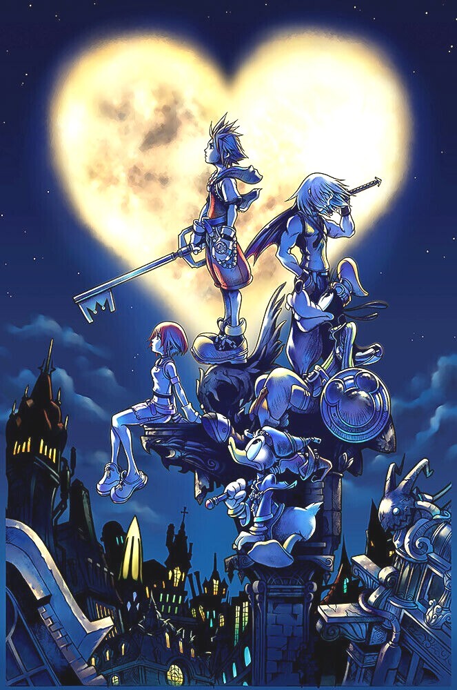 Kingdom Hearts Key Art PS2 PS3 PS4 DS Premium POSTER MADE IN USA - KHT009