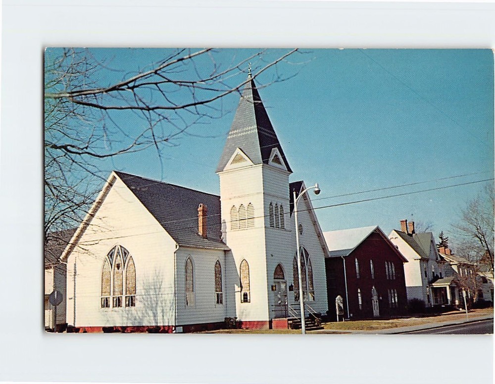 Postcard First Baptist Church Pocomoke City Maryland USA