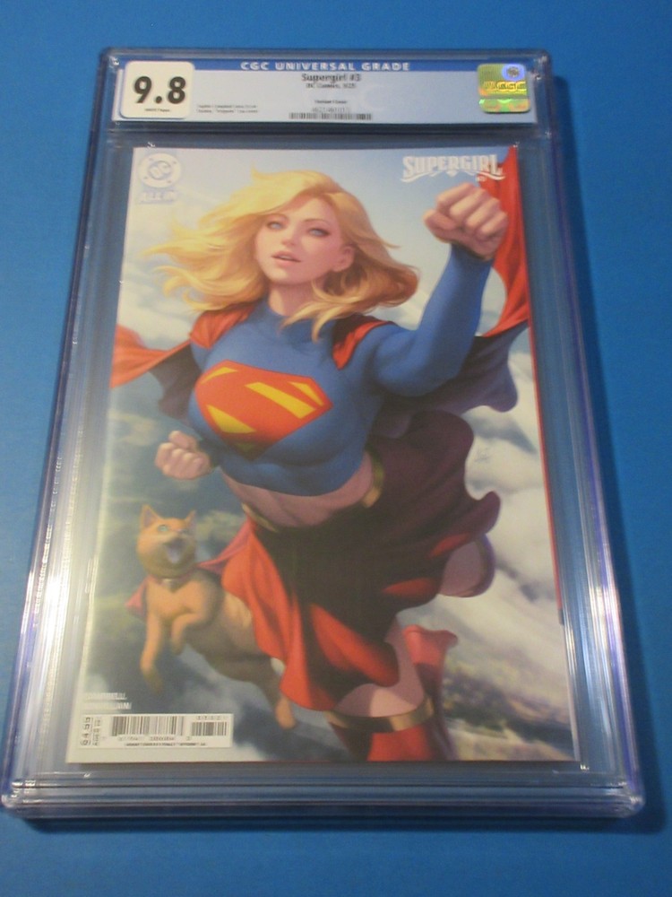 Supergirl #3 Artgerm Lau variant CGC 9.8 NM/M Gorgeous Gem Wow