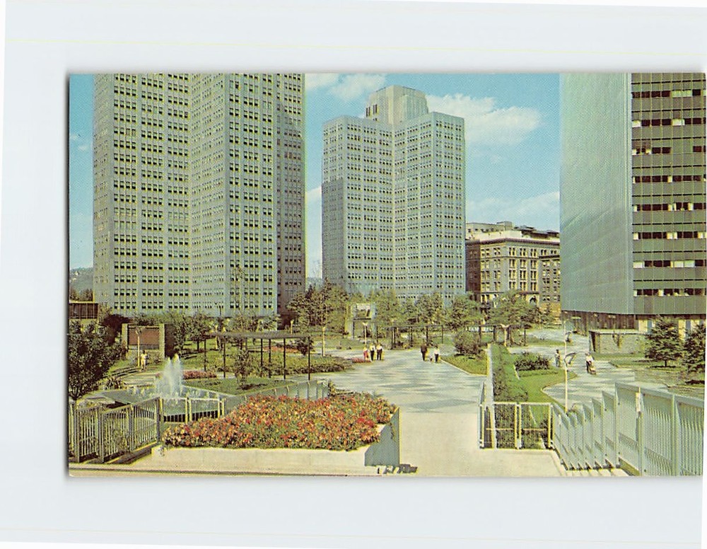 Postcard Equitable Plaza Gateway Center Pittsburgh Pennsylvania USA