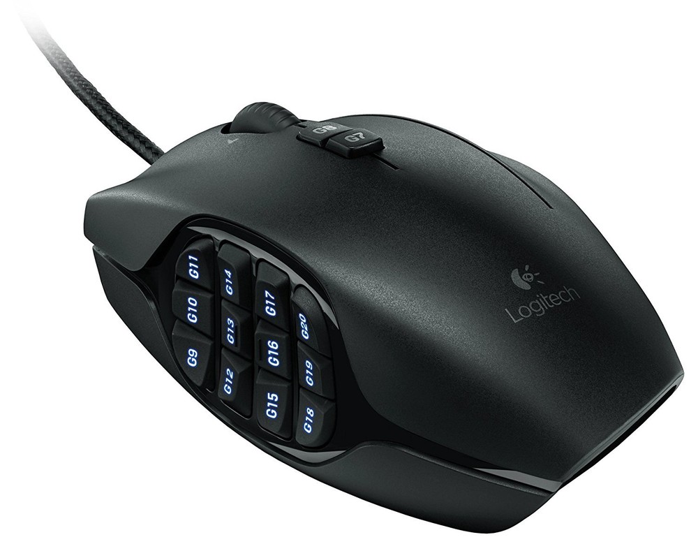 Logitech G600 Black MMO Gaming Mouse with Advanced Features