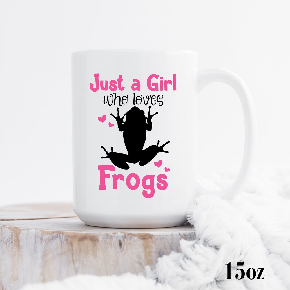 Funny Frog Mug for Girls — Cute Toad Lover Gift Ideal Present for Frog Enthusiasts