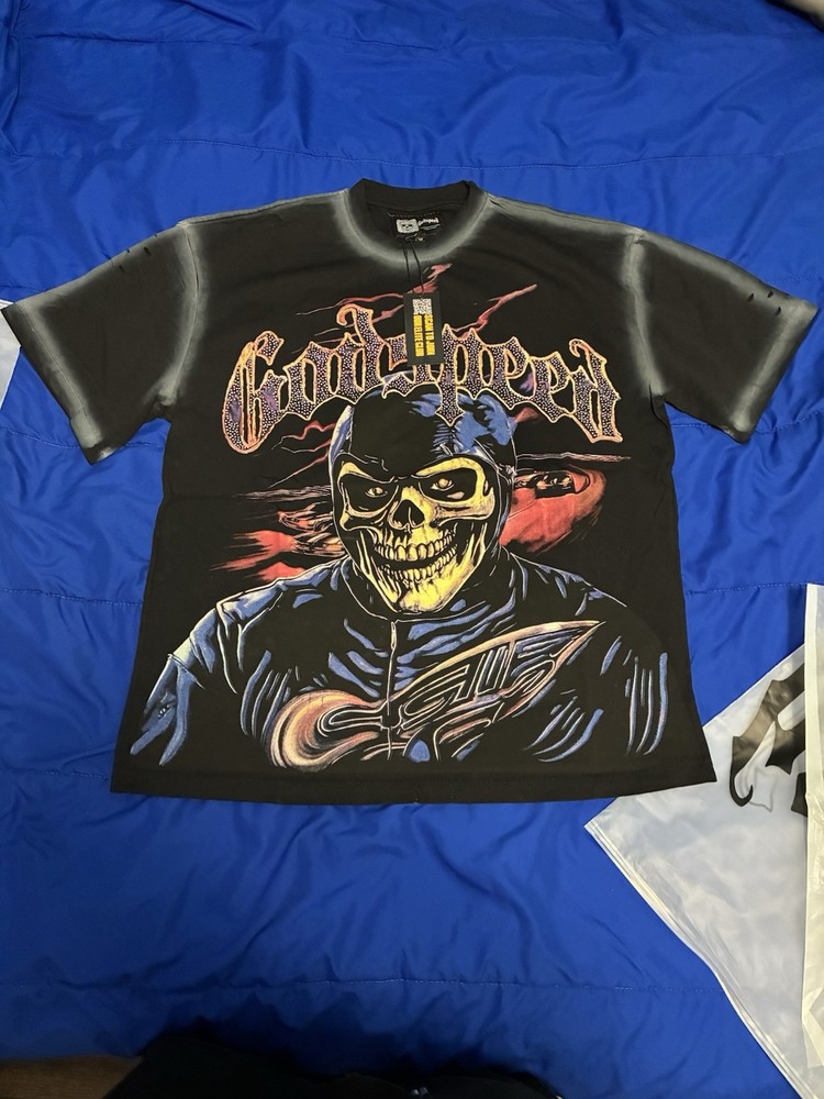 Godspeed black tee with red accents Size XL brand new with bag and tags