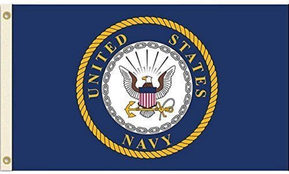 Flag of the US Navy (Emblem) 3'X5' Polyester