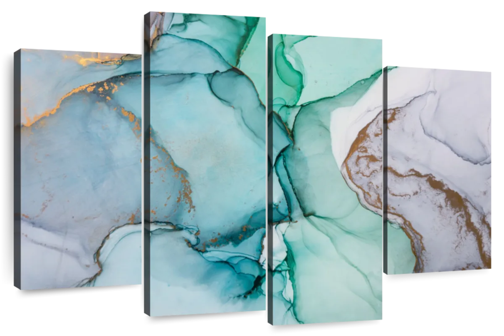 Light Ink Abstract Wall Art