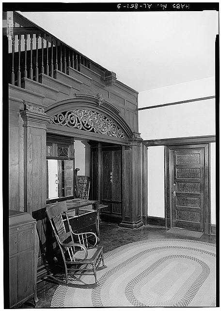 Photo:Mobile Alabama William Lott House 1900s Interior Stair Hall Alcove
