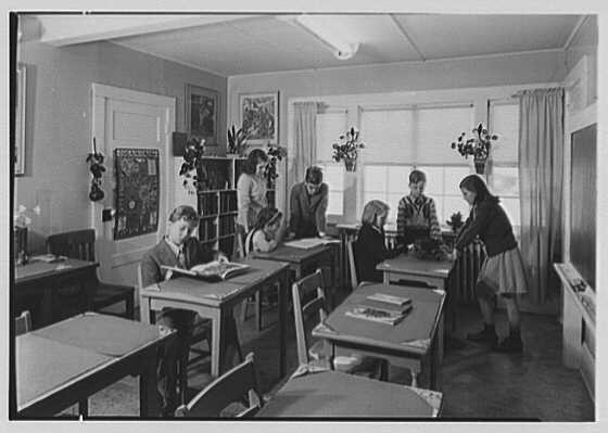 Photo:Viewpoint School, Amenia, New York. Small children's schoolroom