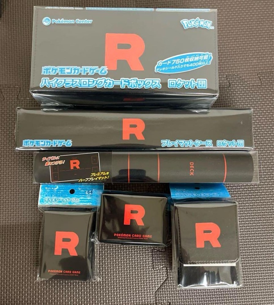 Pokemon Rocket Team Exclusive Deck Shield Set Glory of Pocket Monster Card