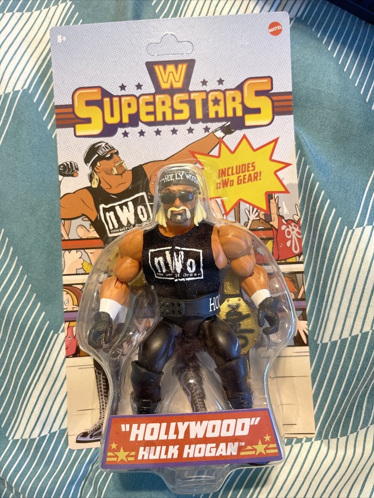 WWE Superstars Hollywood Hulk Hogan Unpunched Elite Mattel WWF WCW NWO Gear Rare