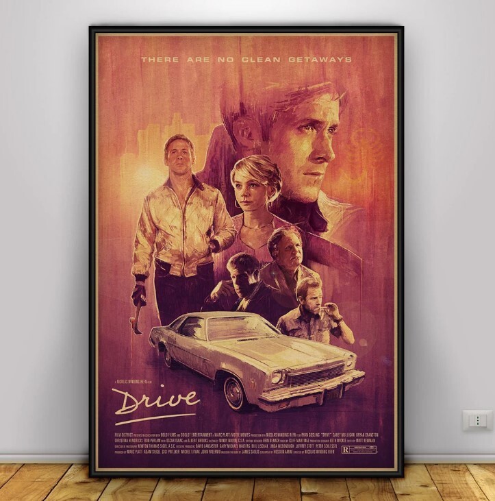Drive Poster | Wall Art | Wall Prints | Home Decor | Kraft Paper Print 6