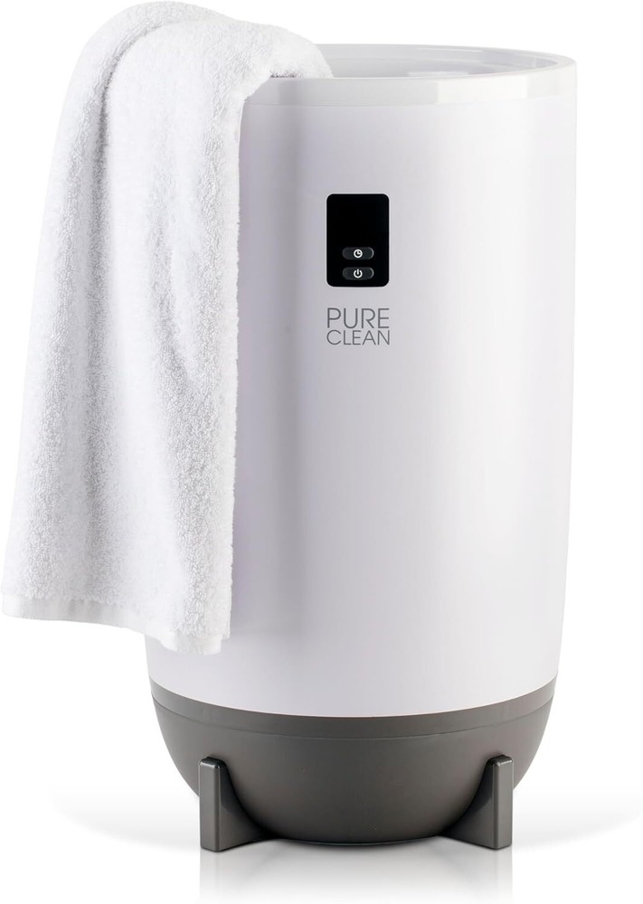 Pureclean Single Touch Towel and Blanket Warmer with Fragrant Disc Black