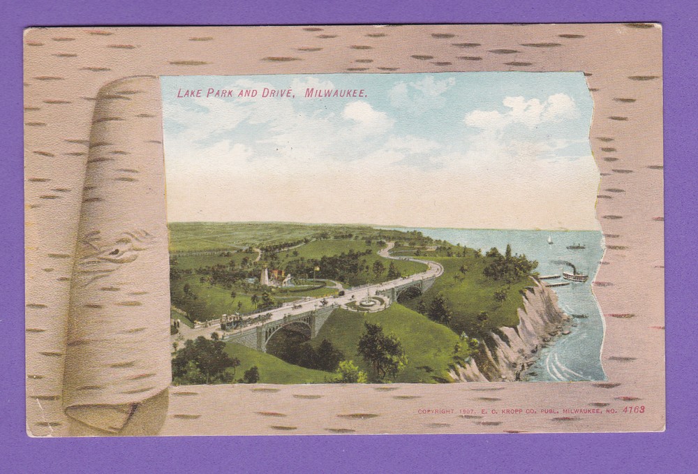 Wisconsin - Milwaukee, Lake Park And Drive Postcard 2453