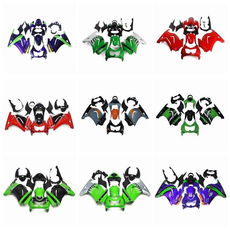 ABS Bodywork Set For Kawasaki EX250R Ninja 250 2008 2009 2010 2011 2012 Fairings
