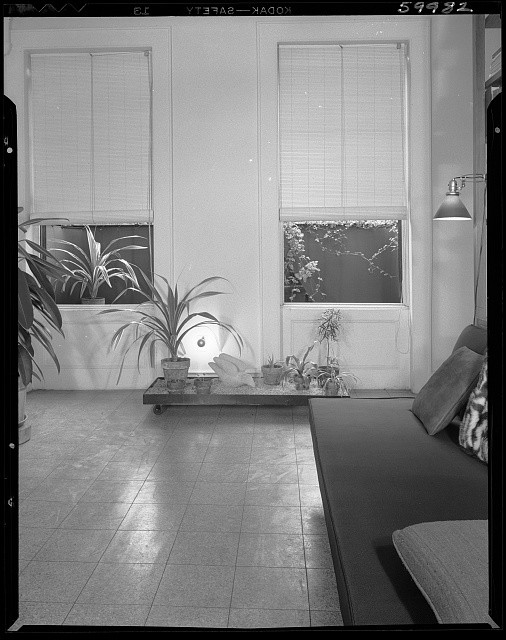 Photo:New York City NY Ward Bennett Residence Interior Couch 1951