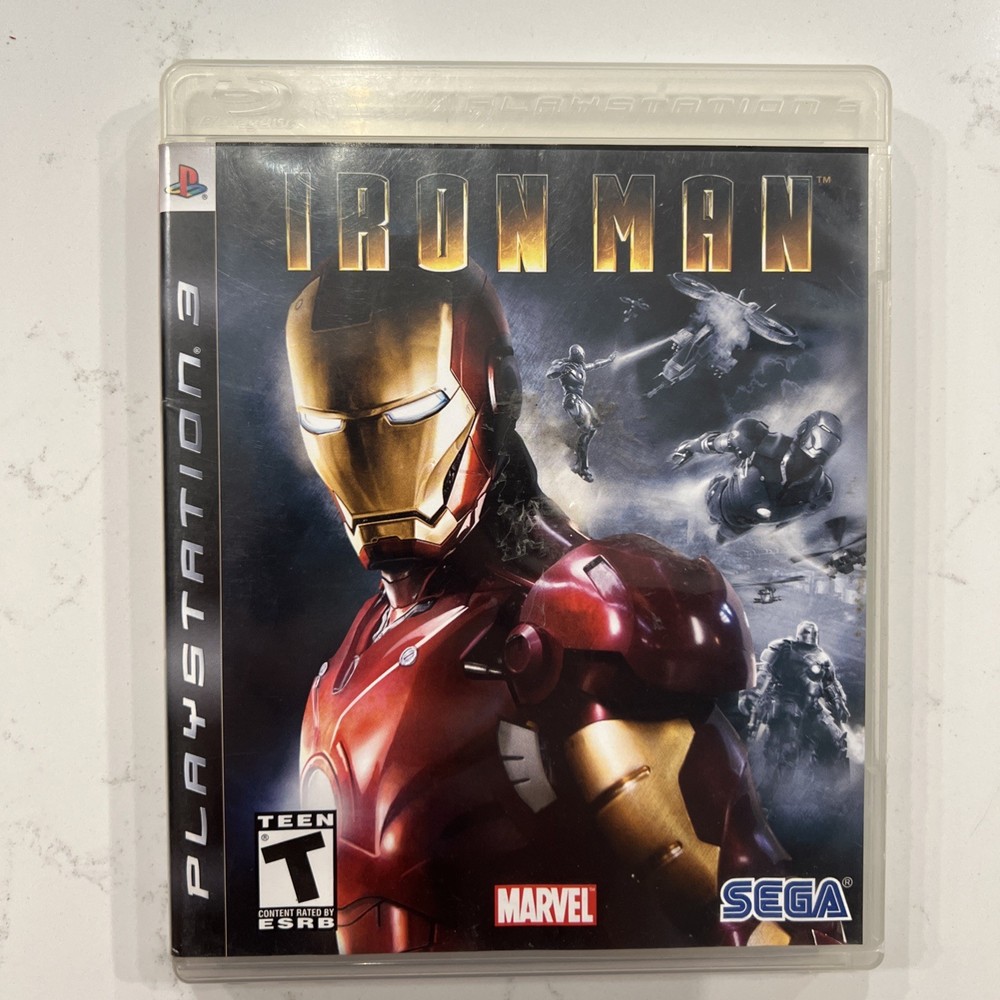 Iron Man - (Sony Playstation 3 PS3) - Complete in Box CIB Marvel TESTED