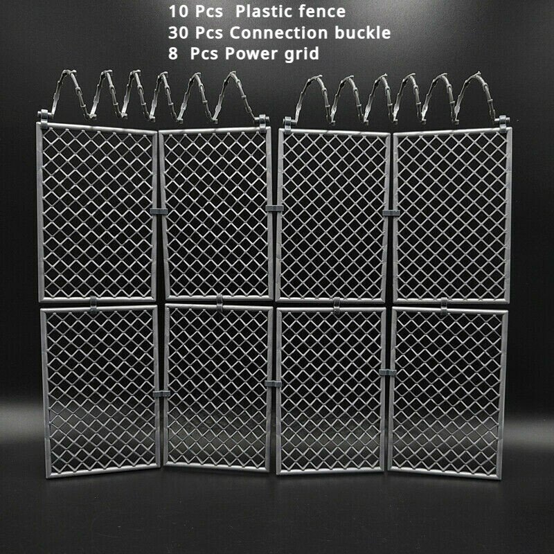 New Detachable 1/12 Scale Wire Mesh Fence Suitable For 6-Inch Scene Products-
