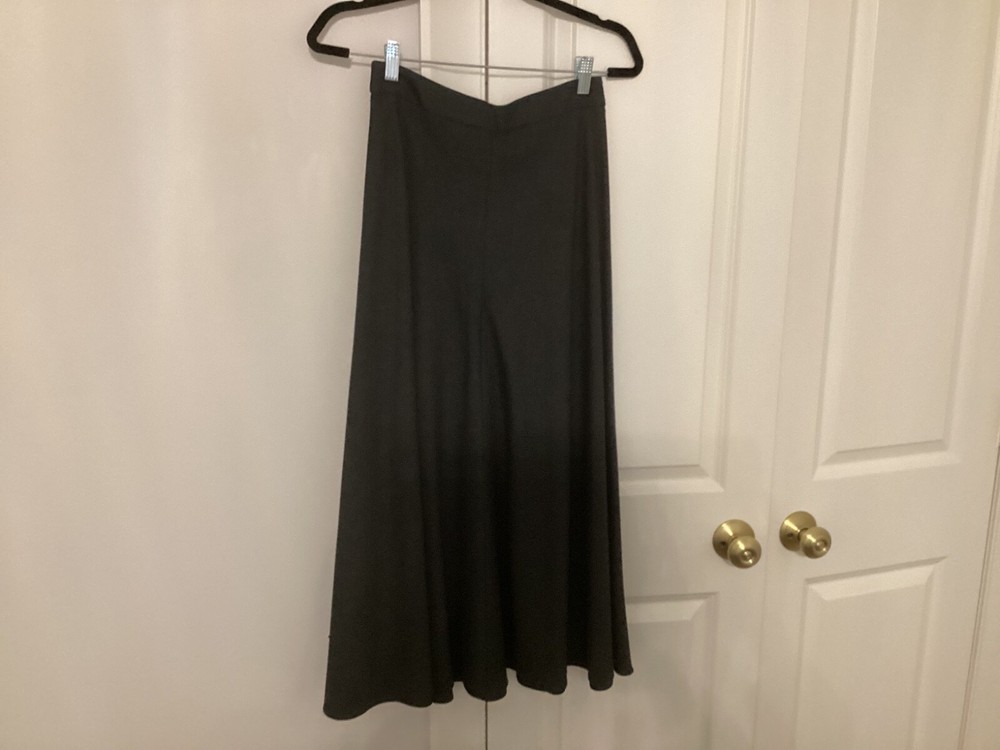 zara grey midi skirt size small