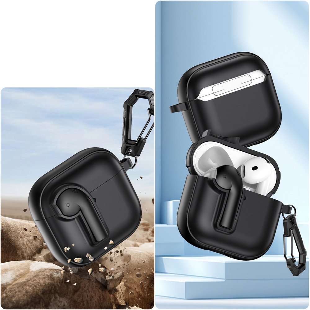 Airpods Pro 2 1 Airpods 4 3 2 1 Secure Lock Case with Wireless Charging