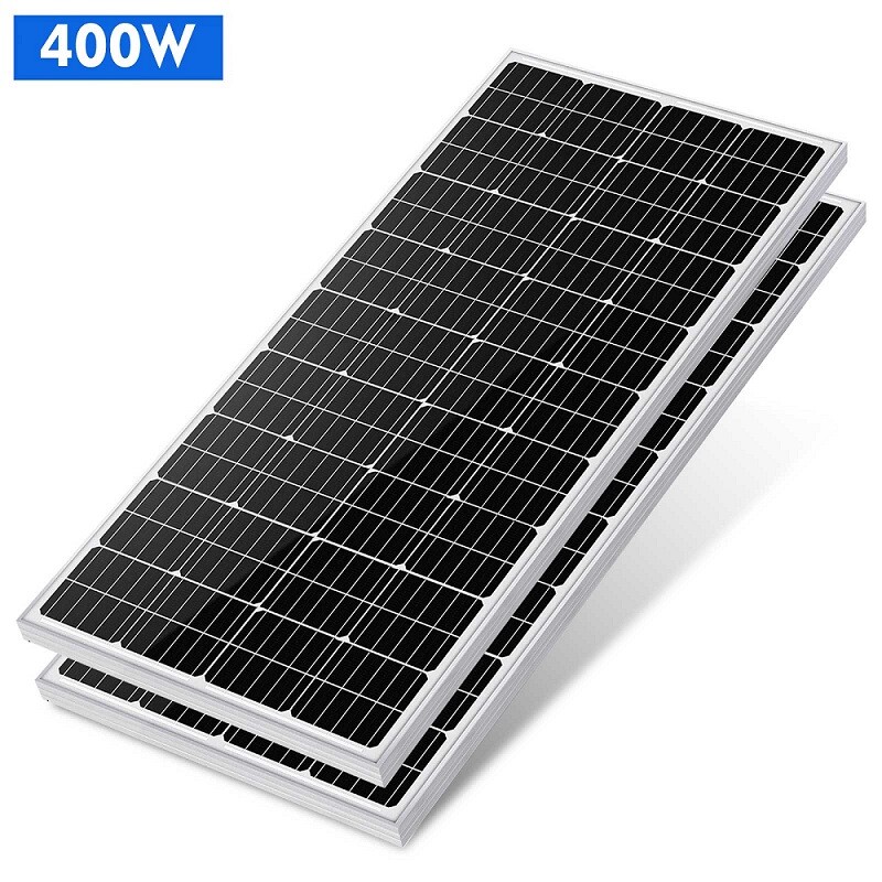 400Watt 12V Monocrystalline Solar Panel Battery Charger RV Home Boat Off-Grid