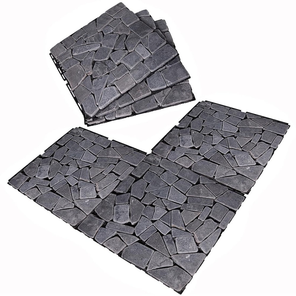 Natural Marble Deck Tiles for Outdoor Garden Patio Balcony Flooring