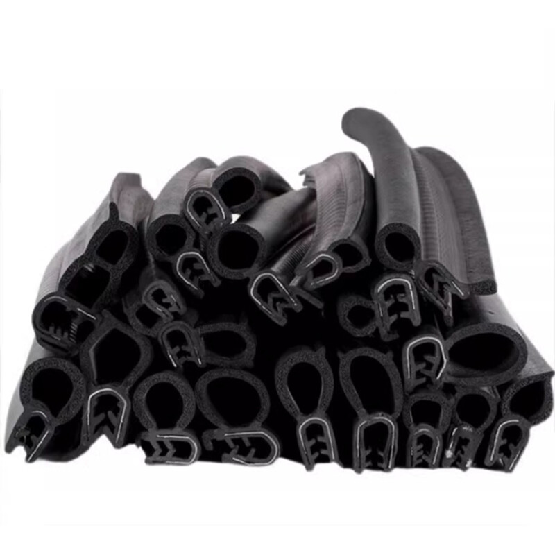 U Shape Weatherstrip Car Door Trim EPDM Moulding Sealing Seal Strip Rubber