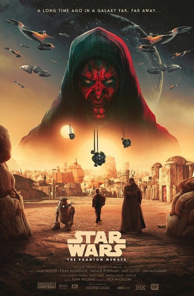 Star Wars The Phantom Menace 1999 Movie Poster