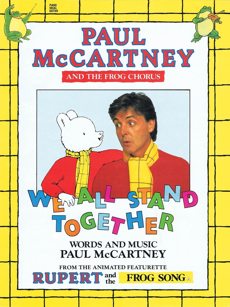 We All Stand Together Paul McCartney Song Piano Vocal Sheet Music Guitar Chords