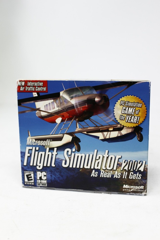 Microsoft Flight Simulator 2002 PC Jewel Case Edition - Classic Flight Sim Game